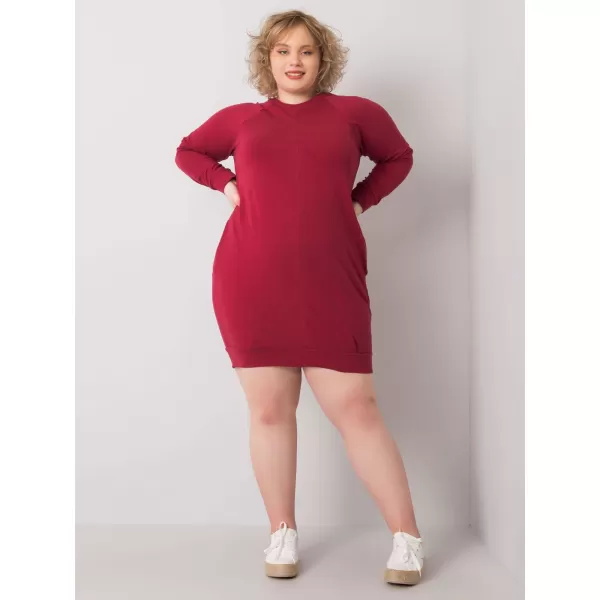  Obleka BASIC FEEL GOOD RV-SK-6296.99 BORDO 