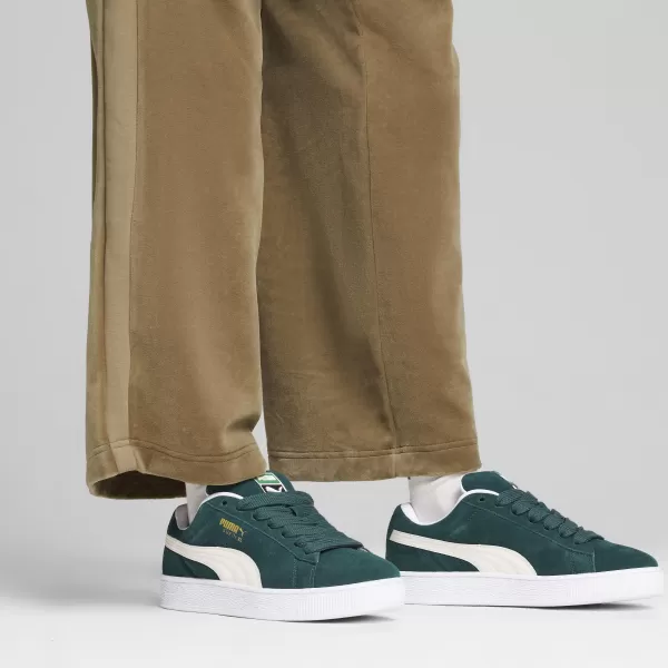  Škornji PUMA SUEDE XL 395205_21 TEMNO MIRTA/TOPLO BELA 