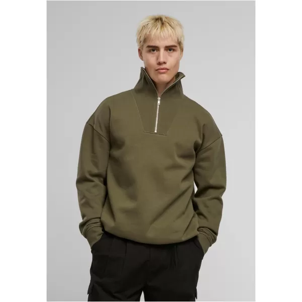  Moški pulover URBAN CLASSICS TB7594 OLIVNO 