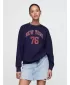 Ženski pulover GAP NEW YORK SWEATSHIRT 778455-00 MORNARIŠKA UNIFORMA