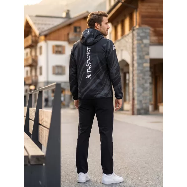  Moška vrhunska softshell jakna ALTISPORT VOJ/ALM072JACK01 ČRNA 