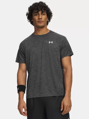 Moška majica s kratkimi rokavi UNDER ARMOUR TECH TEXTURED SS 1382796-001 ČRNA