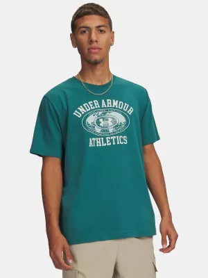 Moška majica s kratkimi rokavi UNDER ARMOUR M 60/40S ARMOR GLOBE SS 6009261-338 ZELENA