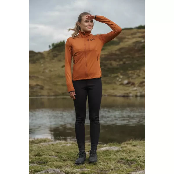  Ženski powerfleece pulover NORDBLANC SEDGE NBWFL8291 RJAVA 
