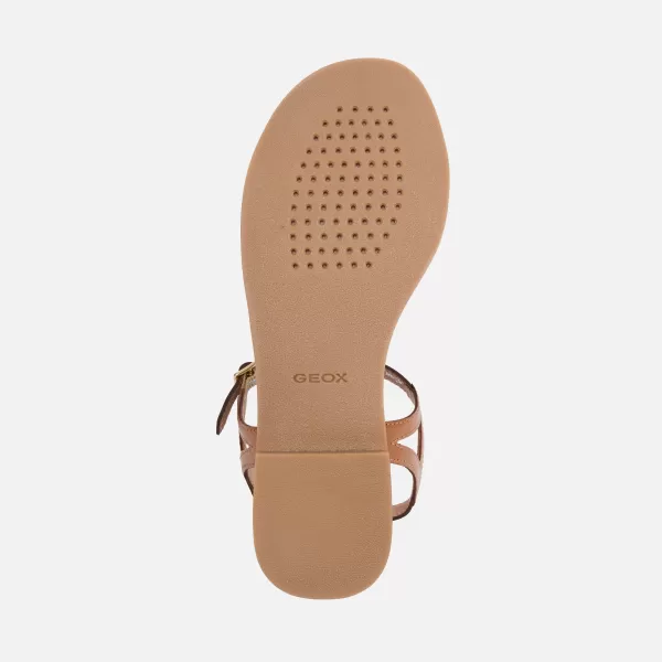  Ženske sandale GEOX MADDALUSIAC G013189 RJAVA 