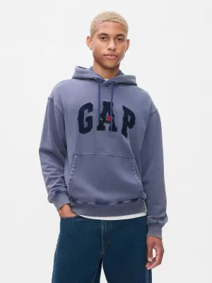 Moški pulover GAP LOGO HOODIE PULLOVER 646027-01 NOČNO NEBO