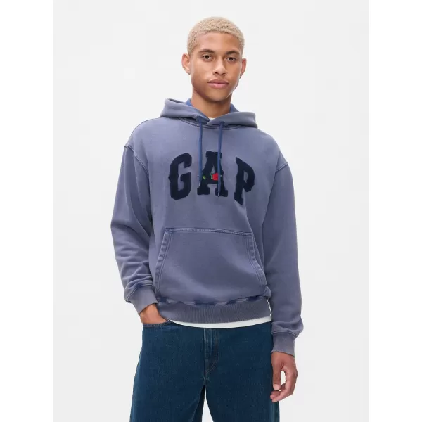  Moški pulover GAP LOGO HOODIE PULLOVER 646027-01 NOČNO NEBO 