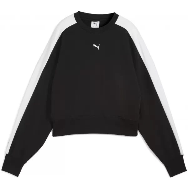  Ženski pulover PUMA T7 OVER-OVERSIZED CREW 633439-01 ČRNA PUMA 