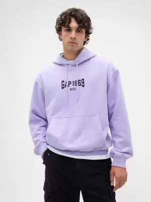 Moški pulover GAP LOGO PULLOVER HOODIE 821291-00 ORHIDEJA
