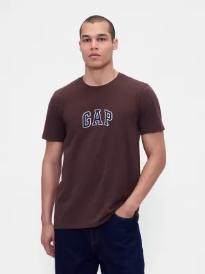 Moška majica s kratkimi rokavi GAP LOGO TEE 570044-44 LESNO RJAVA