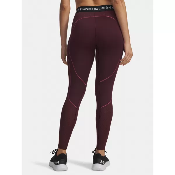  Ženske pajkice UNDER ARMOUR UA COLDGEAR TEXTURED LEGGING 6003997-600 RDEČA 