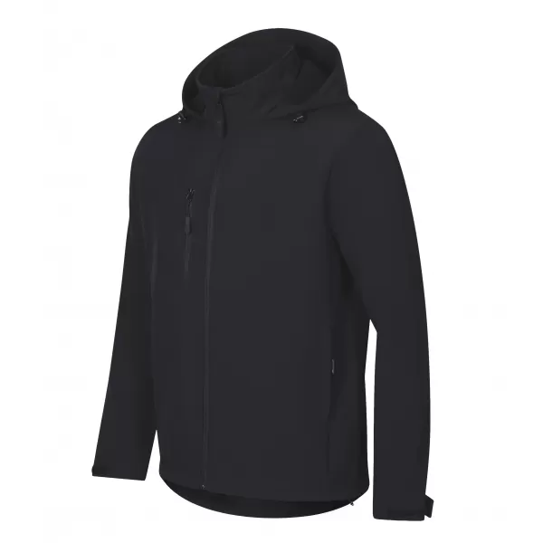  Moška softshell jakna ALTISPORT NoPrint NP/ALM845 EBENOVINASTO SIVA 
