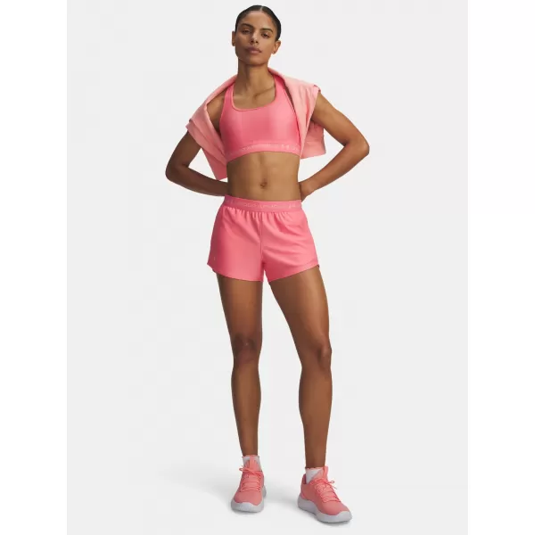  Ženske kratke hlače UNDER ARMOUR TECH PLAY UP SHORTS 1389882-600 ROZA 