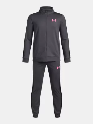 Fantovski komplet UNDER ARMOUR UA RIVAL KNIT TRACK SUIT 1363290-025 SIVA