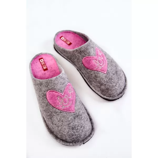  Ženski natikači BIG STAR KK276020 SIVA/ROZA Big Star Shoes 