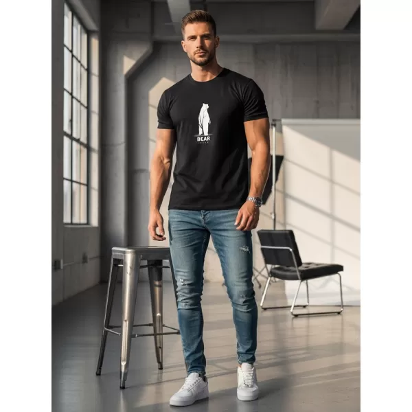  Moška majica s kratkimi rokavi DSTREET NX062R ČRNA 