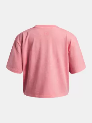 Dekliška majica s kratkimi rokavi UNDER ARMOUR UA G RIVAL WASH SS 6011673-600 ROZA
