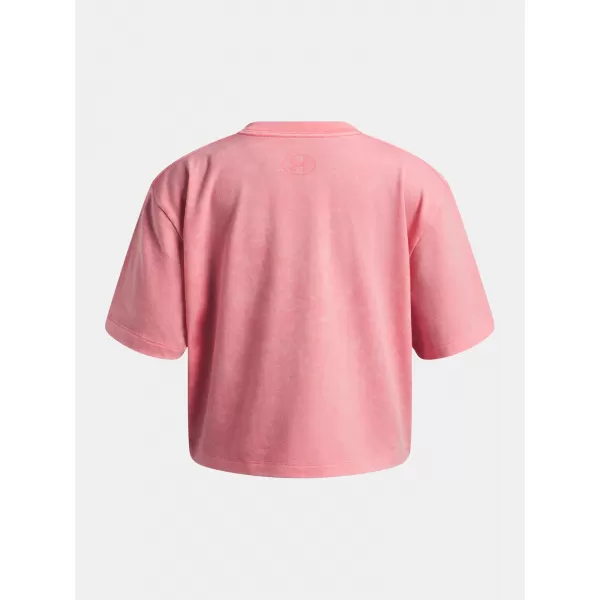  Dekliška majica s kratkimi rokavi UNDER ARMOUR UA G RIVAL WASH SS 6011673-600 ROZA 