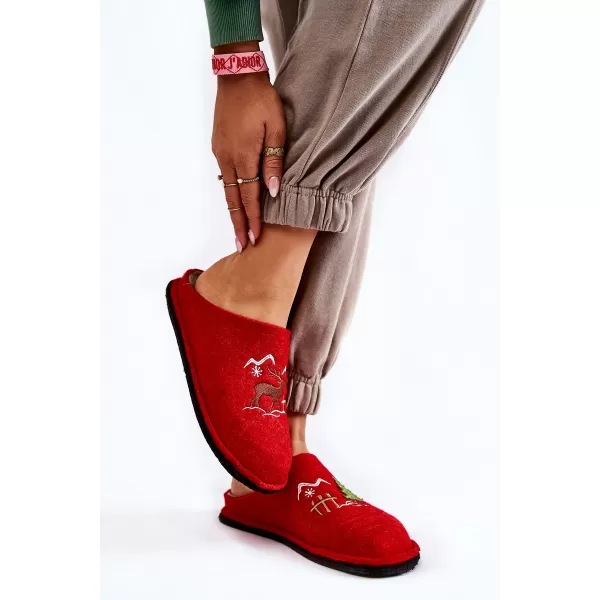  Ženski natikači BIG STAR KK276017 RDEČA/BEŽ Big Star Shoes 
