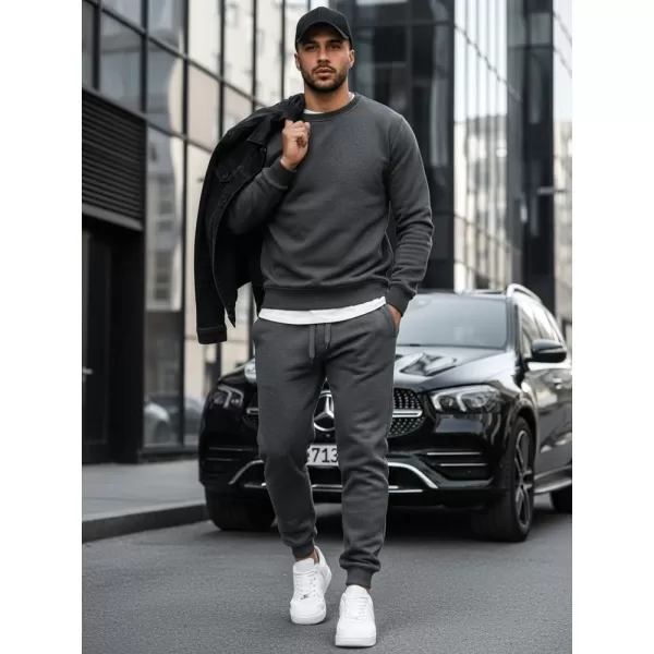  Moški pulover DSTREET BX2405 TEMNO SIVA 