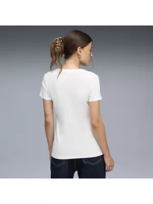 Ženska majica s kratkimi rokavi PUMA ESS LOGO LAB TEE 691824_02 PUMA BELA