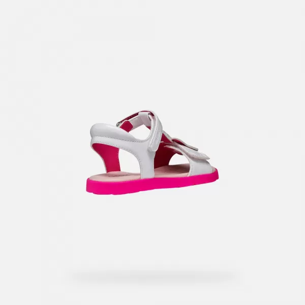  Dekliški sandali GEOX JOYFOOT J65P1C000HHC1441 BELA 