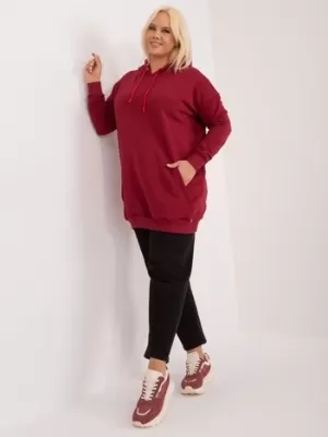 Ženski pulover BASIC FEEL GOOD RV-BL-6338.19X BORDO