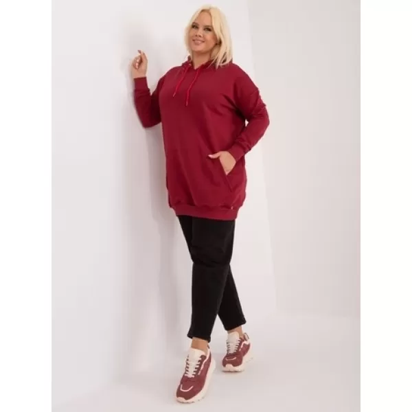  Ženski pulover BASIC FEEL GOOD RV-BL-6338.19X BORDO 