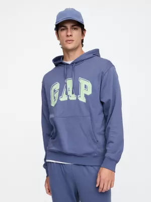 Moški pulover GAP HERITAGE LOGO PULLOVER HOODIE 868460-06 TIHA MODRA