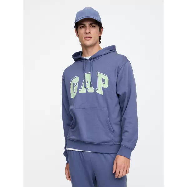  Moški pulover GAP HERITAGE LOGO PULLOVER HOODIE 868460-06 TIHA MODRA 