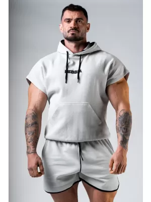 Majica iz cunj za trening HERO 297 SVETLO SIVA Nebbia