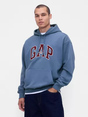 Moški pulover GAP LOGO PULLOVER HOODIE 781237-01 KORUZNICA