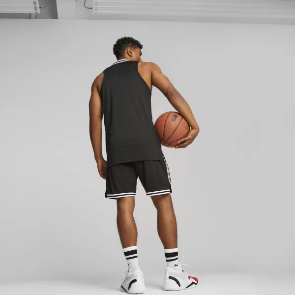  Moška funkcionalna majica PUMA HOOPS TEAM GAME JERSEY 676628-01 ČRNA PUMA 