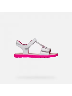 Dekliški sandali GEOX JOYFOOT J65P1C000HHC1441 BELA