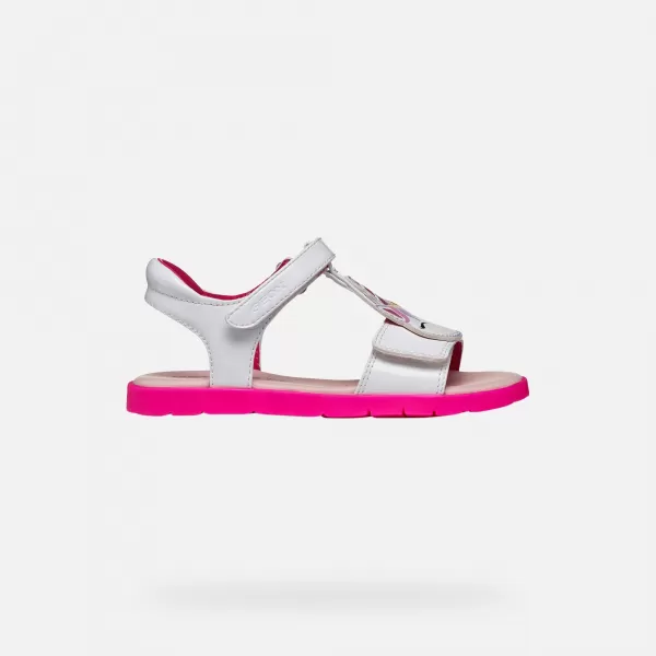  Dekliški sandali GEOX JOYFOOT J65P1C000HHC1441 BELA 
