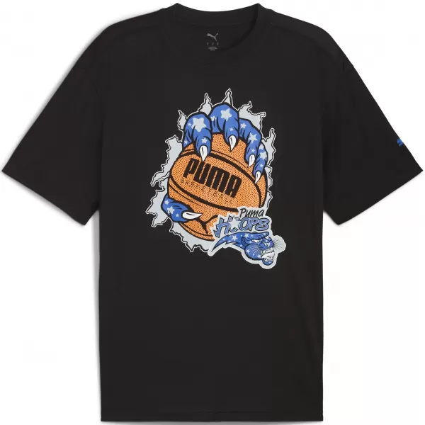  Moška majica s kratkimi rokavi PUMA HOOPAVERSE TEE 3 632891-02 ČRNA PUMA 