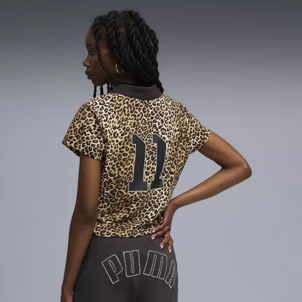  Ženska majica s kratkimi rokavi PUMA X A$AP ROCKY BABY TEE 636099-05 TOPLA BEŽ/AOP 