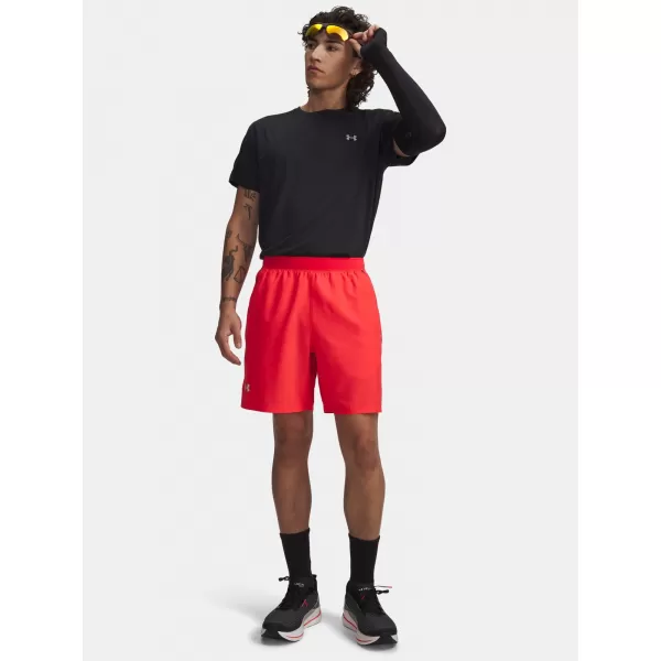  Moške kratke hlače UNDER ARMOUR UA LAUNCH 7'' SHORTS 1382620-714 RDEČA 
