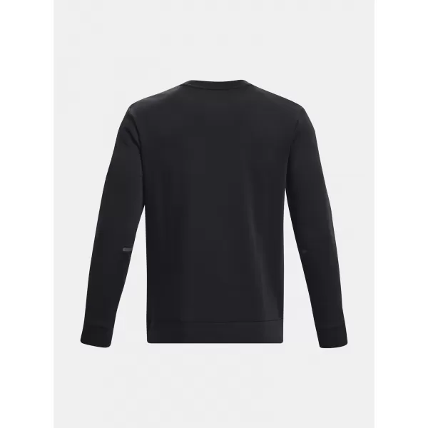  Moški pulover UNDER ARMOUR UA UNSTOPPABLE FLC CREW 1381688-001 ČRNA 
