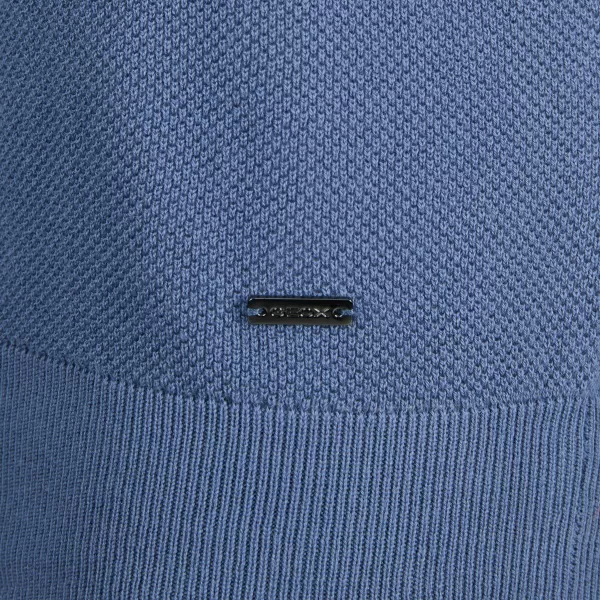  Moška majica s kratkimi rokavi GEOX KNIT G012315 MODRA 
