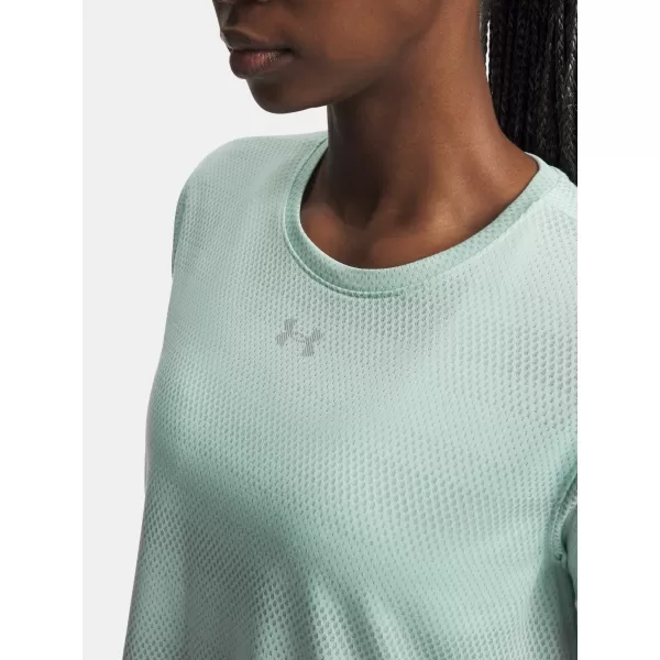  Ženska majica s kratkimi rokavi UNDER ARMOUR UA VELOCITI SHORTSLEEVE 6009540-703 ZELENA 