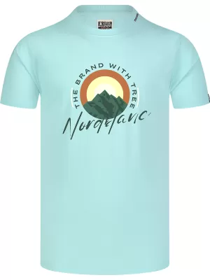 Moška majica s kratkimi rokavi NORDBLANC SUNRISE NBSMT8152 SVETLO MODRA