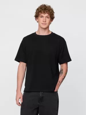 Moška majica s kratkimi rokavi GAP LOGO TEE 765029-00 PRAVA ČRNA