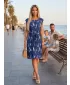 Obleka ALTISPORT HALEY TEMNO MODRA