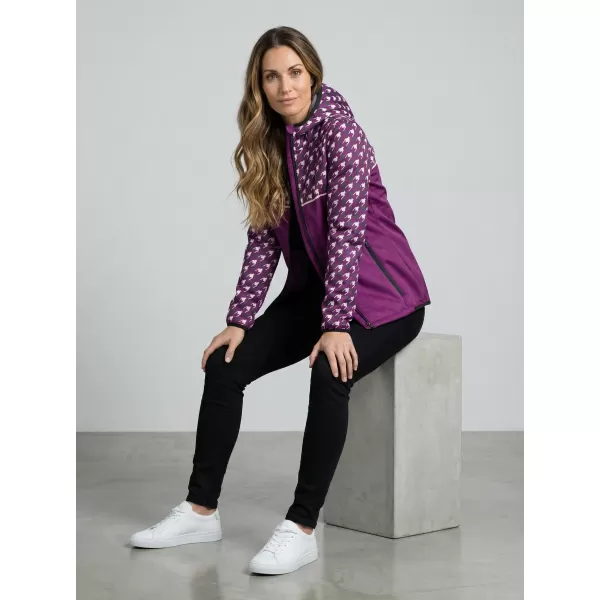  Ženska vrhunska softshell jakna ALTISPORT VOJ/ALW048JACK01 VIJOLIČNA 