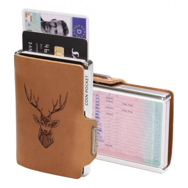  Denarnica MONDRAGHI Silhouette Classic Deer KARAMELA 