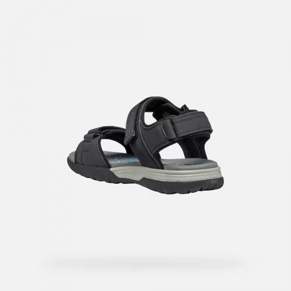  Moški sandali GEOX SPHERICA EC5 G014391 ČRNA 