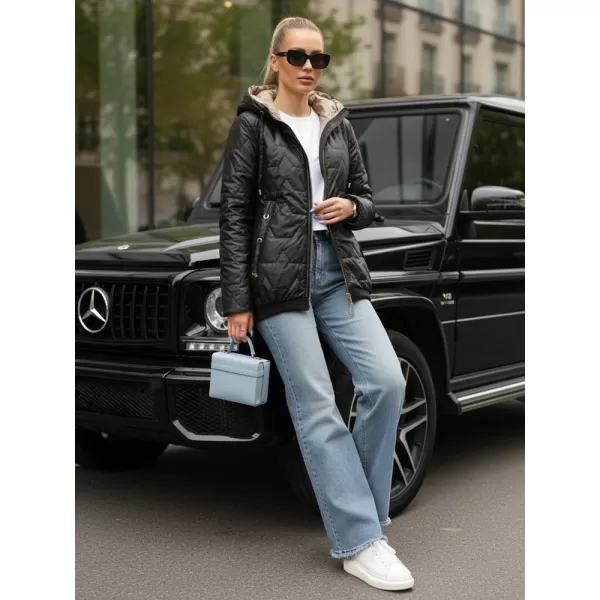  Ženska jakna DSTREET TY5546 ČRNA 
