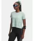 Ženska majica s kratkimi rokavi UNDER ARMOUR UA VELOCITI SHORTSLEEVE 6009540-703 ZELENA