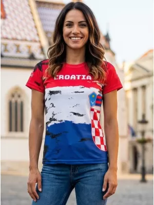 Ženska vrhunska majica s kratkimi rokavi ALTISPORT VOJ/ALW036HR/TR01 HRVAŠKA